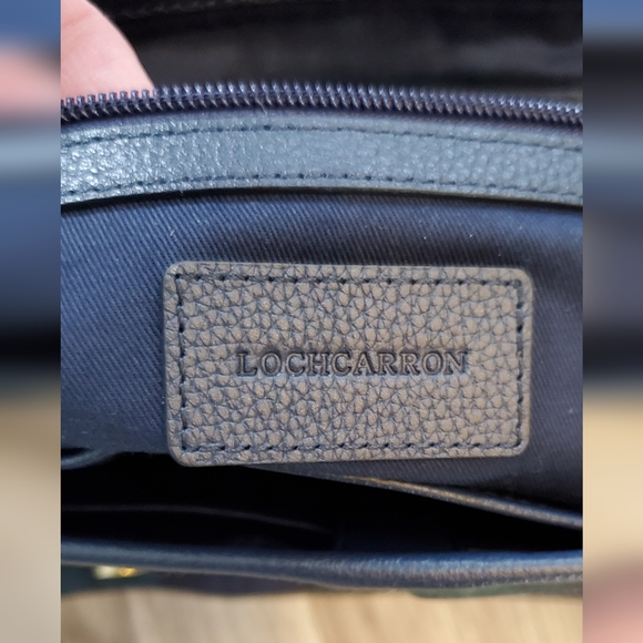 Lochcarron Scottland Black Watch Modern Tartan Satchel Bag, Leather, EUC - Picture 13 of 13